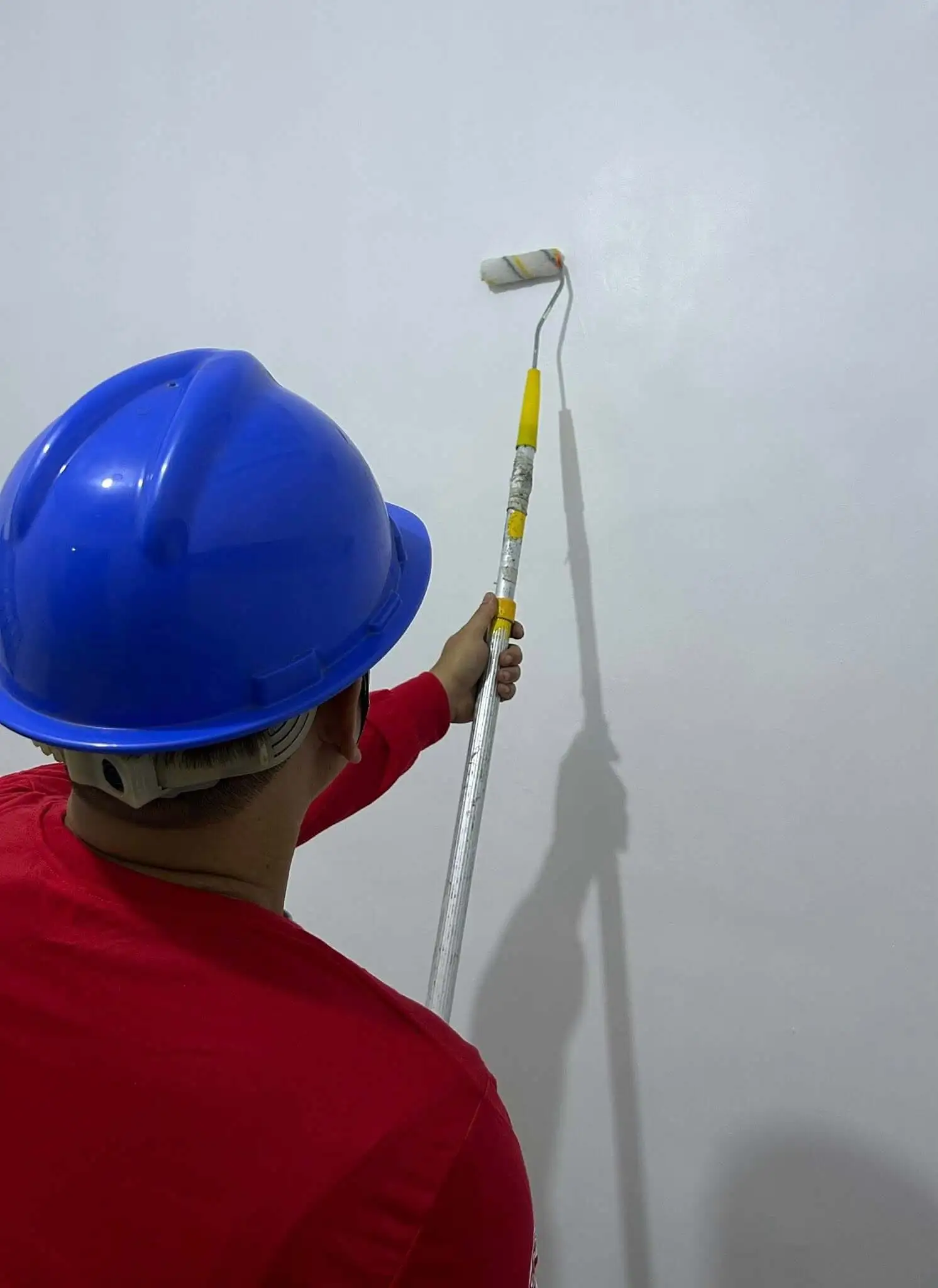 Professional housekeeper cleaning